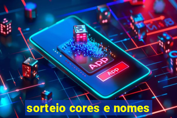 sorteio cores e nomes